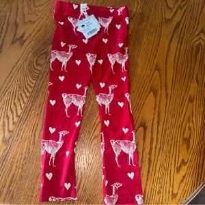 Kate Quinn Red Llama Print Leggings Skinny